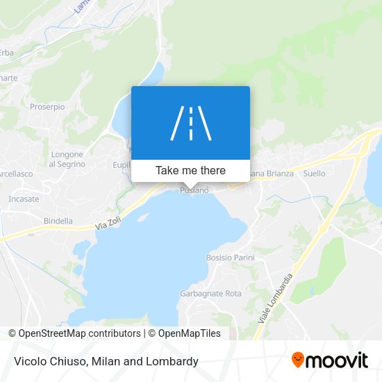 Vicolo Chiuso map
