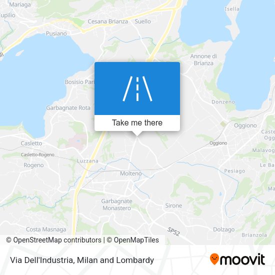 Via Dell'Industria map