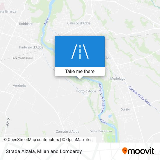Strada Alzaia map