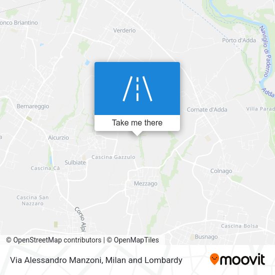 Via Alessandro Manzoni map
