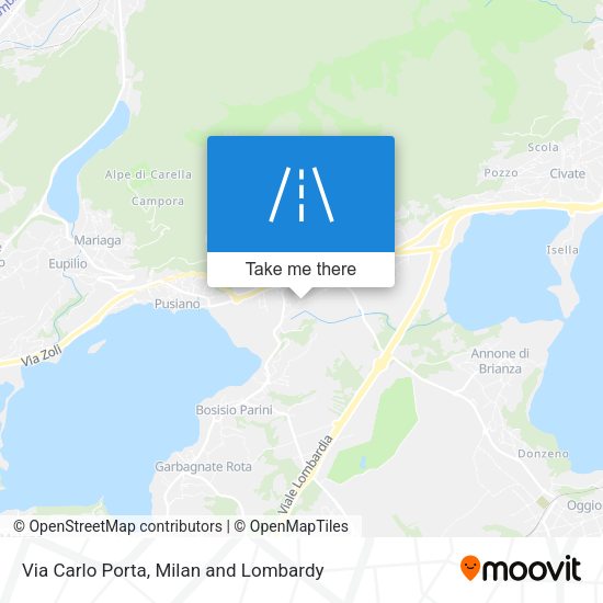 Via Carlo Porta map