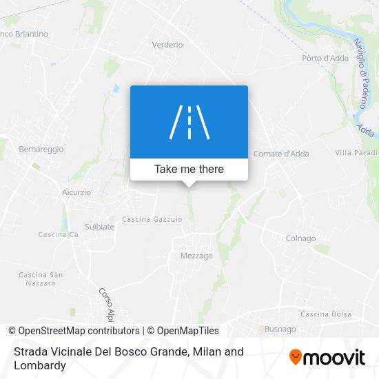 Strada Vicinale Del Bosco Grande map