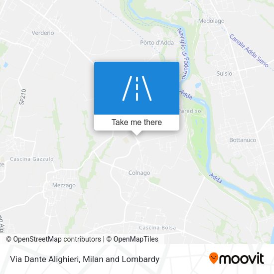 Via Dante Alighieri map