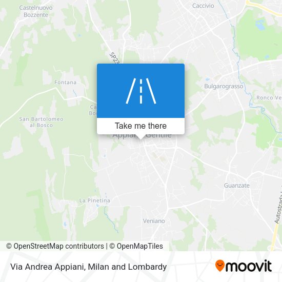 Via Andrea Appiani map