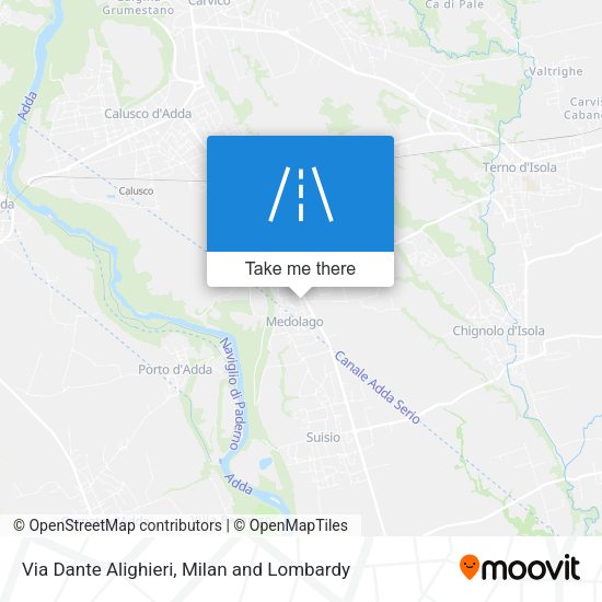 Via Dante Alighieri map