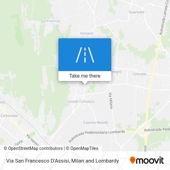 Via San Francesco D'Assisi map