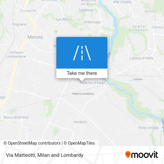 Via Matteotti map