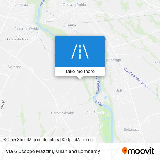 Via Giuseppe Mazzini map