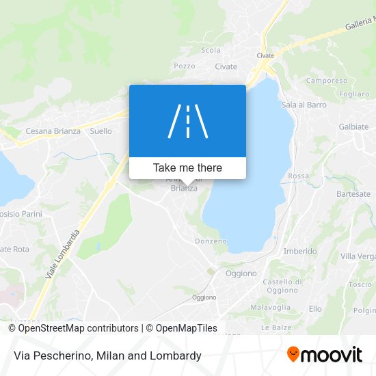 Via Pescherino map