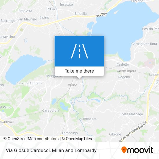 Via Giosuè Carducci map