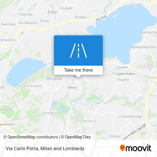 Via Carlo Porta map