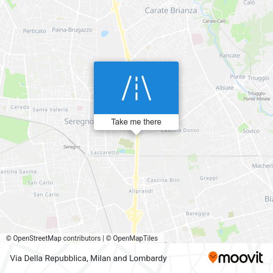 Via Della Repubblica map