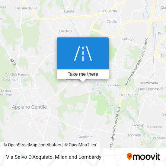 Via Salvo D'Acquisto map