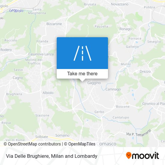 Via Delle Brughiere map