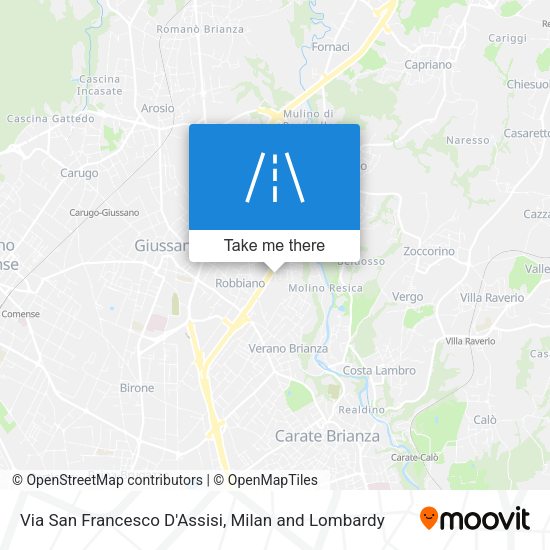Via San Francesco D'Assisi map