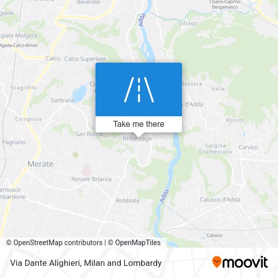 Via Dante Alighieri map