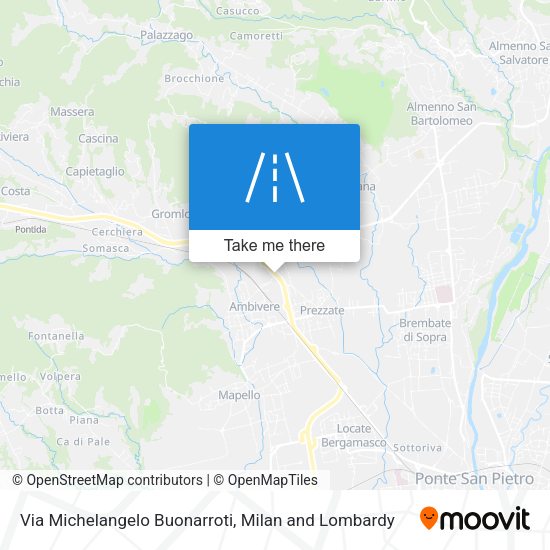 Via Michelangelo Buonarroti map