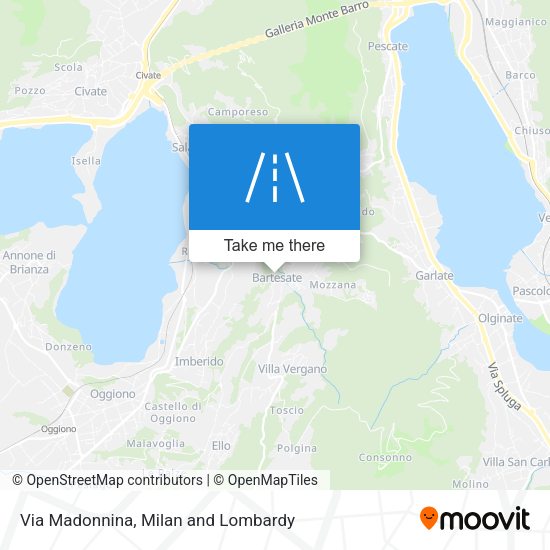 Via Madonnina map