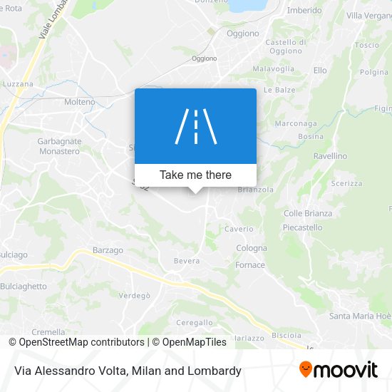 Via Alessandro Volta map