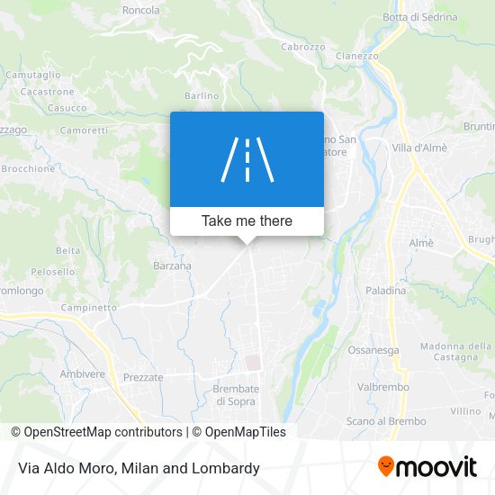 Via Aldo Moro map