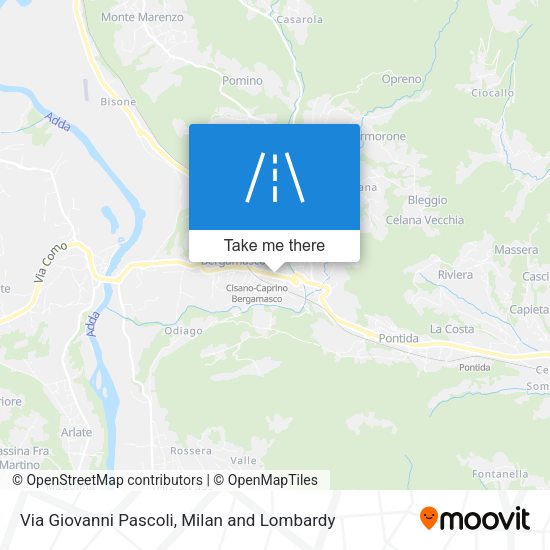 Via Giovanni Pascoli map