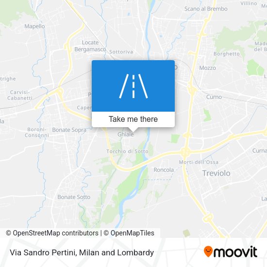 Via Sandro Pertini map