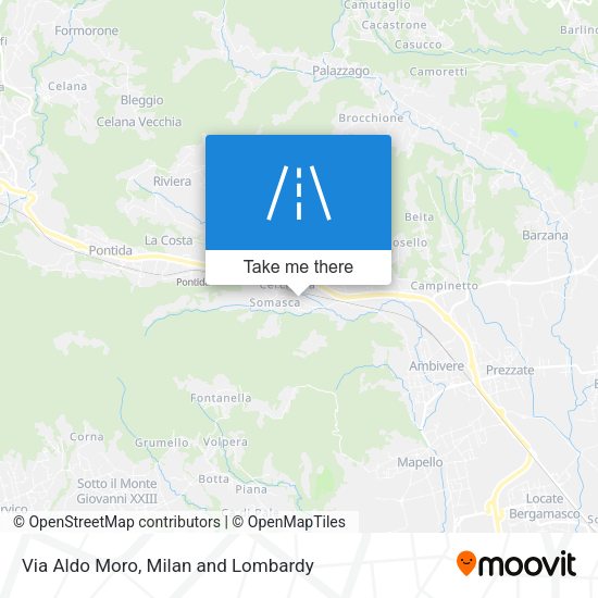 Via Aldo Moro map