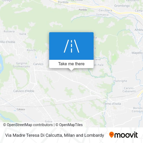Via Madre Teresa Di Calcutta map