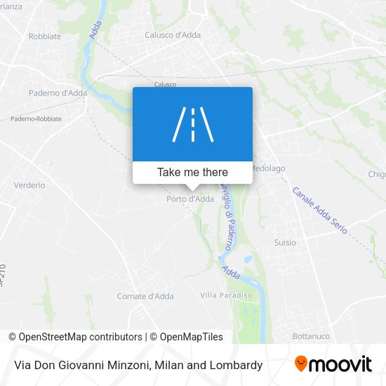 Via Don Giovanni Minzoni map