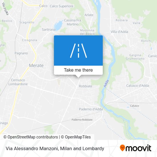 Via Alessandro Manzoni map