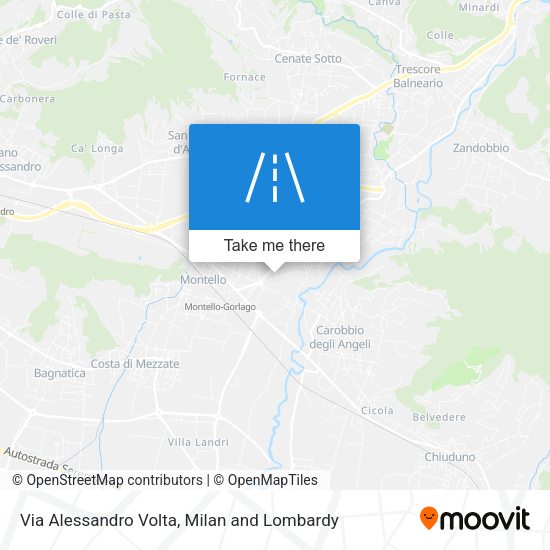 Via Alessandro Volta map