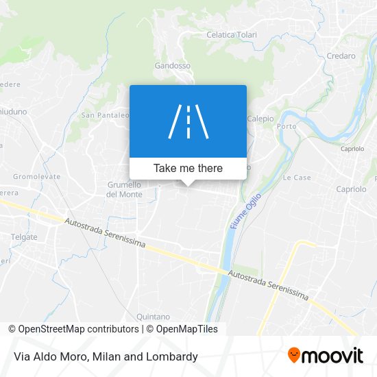 Via Aldo Moro map