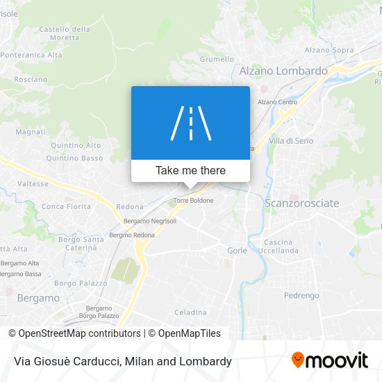 Via Giosuè Carducci map