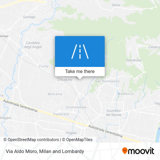 Via Aldo Moro map