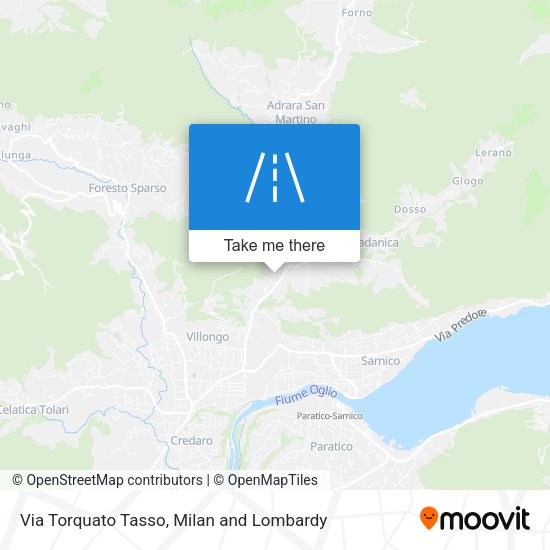 Via Torquato Tasso map
