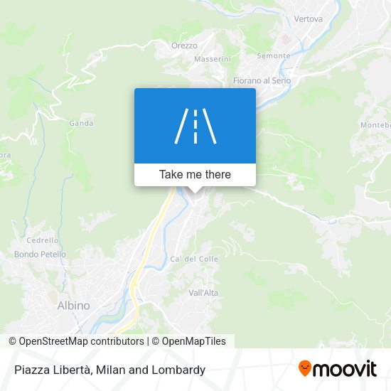 Piazza Libertà map