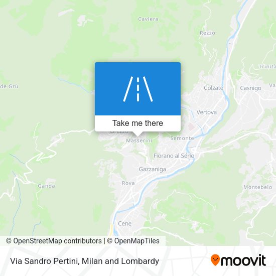 Via Sandro Pertini map