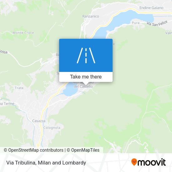 Via Tribulina map