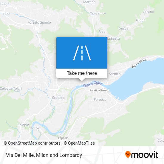 Via Dei Mille map