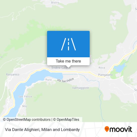Via Dante Alighieri map
