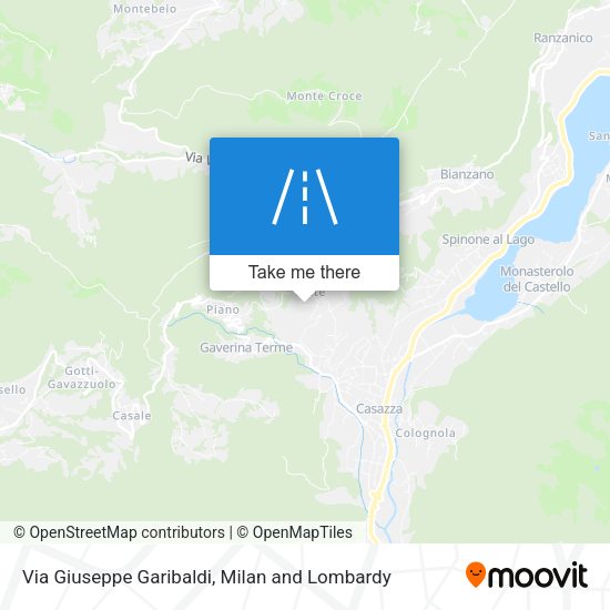 Via Giuseppe Garibaldi map