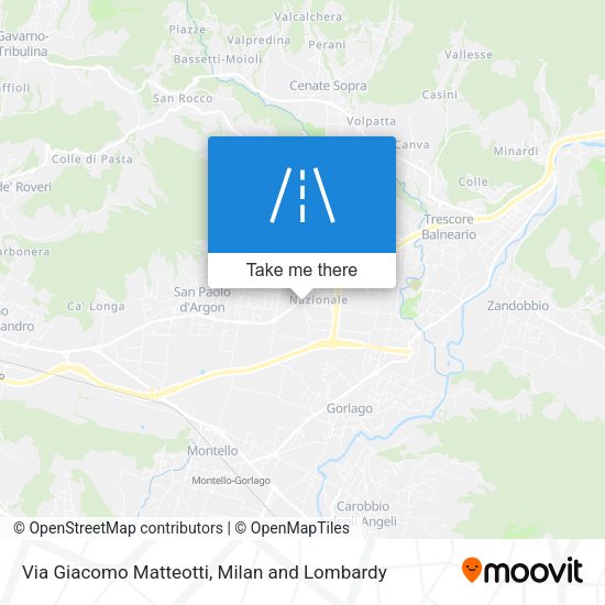 Via Giacomo Matteotti map