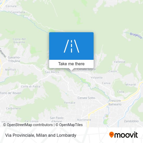 Via Provinciale map