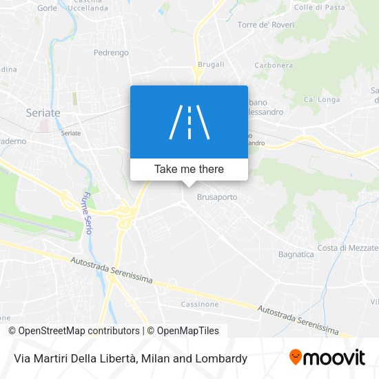 Via Martiri Della Libertà map