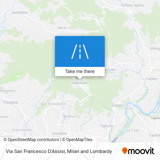 Via San Francesco D'Assisi map