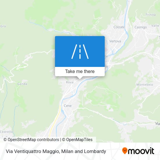 Via Ventiquattro Maggio map