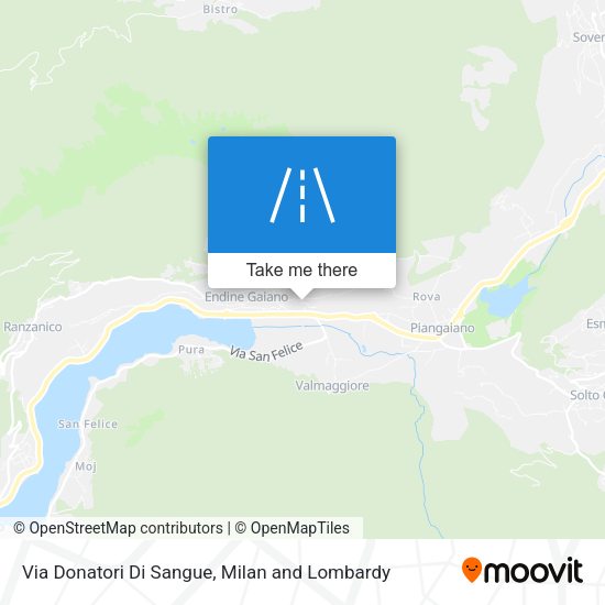 Via Donatori Di Sangue map
