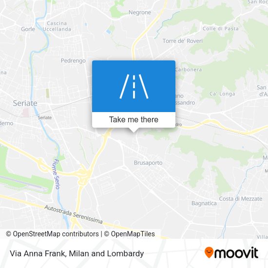 Via Anna Frank map