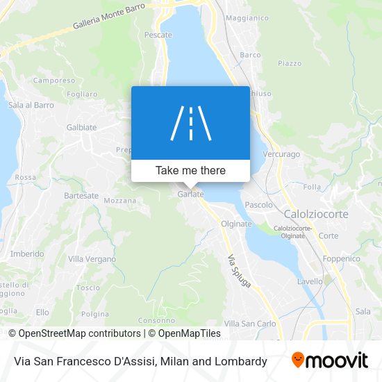 Via San Francesco D'Assisi map