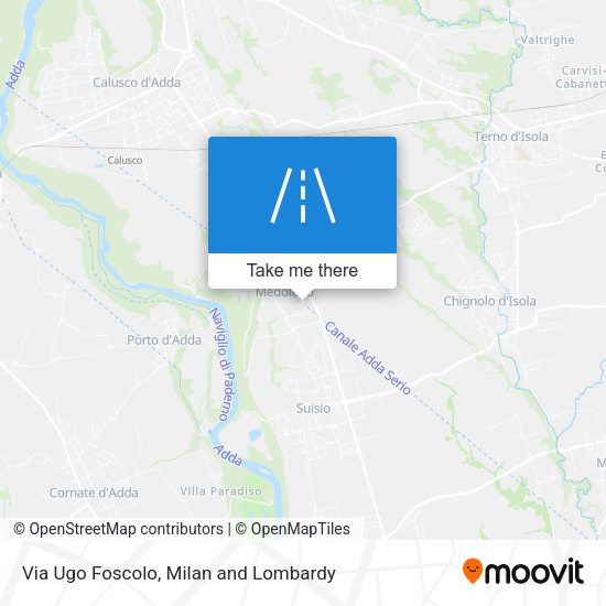 Via Ugo Foscolo map